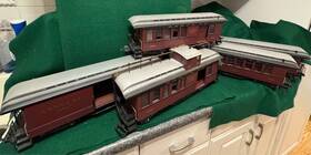 Lgb 011525388050 Santa Fe Topeka Passenger Baggage Combine Coach Caboose- G Scale