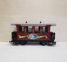 3000-616 Lgb Holliday G Scale Seasons Greetings Christmas Passenger Car - 616