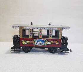 3000-639 Lgb Holliday G Scale Seasons Greetings Christmas Passenger Car - 639