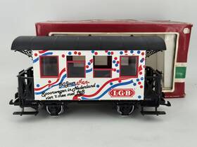 3007-0s Lgb 3007 Os 150th Anniversary Passenger Car - Interior Light Added Metal Wheels