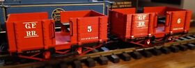 30440 Lgb G Scale Grizzly Flats Railroad 2nd Class Passenger Set #5 And #6 With Box