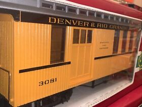 3081 Lgb D&rgw Denver And Rio Grande Western Baggage Car G-scale