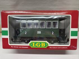 901-203 Lgb 31400 314004 Wheel G Scale Passenger Car Germany Kbi With Knuckle Couplers