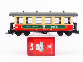 900-436 Lgb 34733 G Scale Coca-cola Hsb Passenger Car #900-436