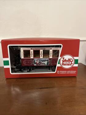 36019 Lgb 2019 Christmas Passenger Car With Metal Wheels G-scale