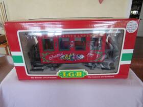36077-635 Lgb G Scale Passenger Car 36077 1997 The Christmas Tra Inch New - Icicles