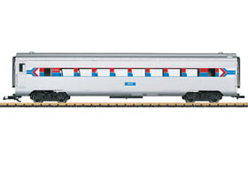 36601 Lgb G Amtrak Coach Passenger Car With Interior Lighting #4813