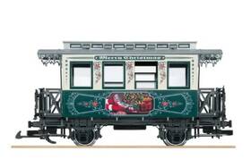 2-axle Lgb 36923 G Scale Wooden Passenger Car - Ready To Run Christmas 2024