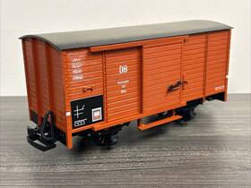 4035 Lgb G Scale #4035 Bavarian Boxcar #187 With Plastic Wheels Pre-owned