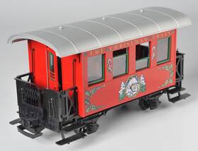 901091 Lgb Lbg Christmas Train Passenger Car West Germany Plastic Vintage Read