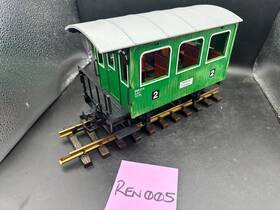 93401 Lgb Lehmann Toy Train Green Passenger Car With Box