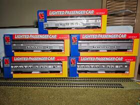 82445cp Life-like 82446 5 Ho Canadian Pacific Lighted Passenger Cars Nice