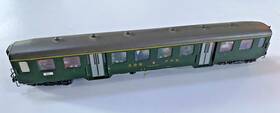 737751 Liliput H0 Swiss Sbb Cff Ffs 1st Class Light Steel Coach With Figures