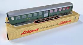 87853 Liliput H0 Swiss Sbb Cff Ffs 2nd Class Light Steel Center Entrance Coach