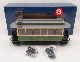 L193505 Liliput G Scale Inch Nuernber-fuerther Strassenbahn Tram Trailer #42 Ln/box L193505 Liliput G Scale Inch Nuernber-fuerther Strassenbahn Tram Trailer #42 Ln/box