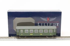 L375510 Liliput Hoe Narrow Gauge 4-axel Passenger Coach 3rd Class Skglb