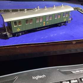 L384711 Liliput Il Baucher Fumeurs 22pl Green Schnellzugwagen Express Coach Sbb-cff 3511