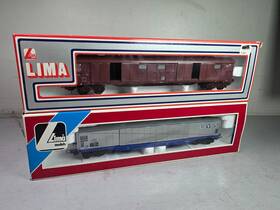 303205 Lima 303200 Set Of Two Freight Cars Nib