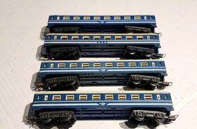 6886 Lima Ho Scale Passenger Car Set Sas 4 Cars 6886 Lima Ho Scale Passenger Car Set Sas 4 Cars
