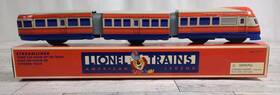 Lionel 019649216598 Lines Schylling Streamliner Tin Metal Wind Up 3 Car Train With Box - No Key