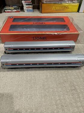 2227290 Lionel 023922047397 O Scale Amtrak Amfleet Phase Iii Coach 2-pack