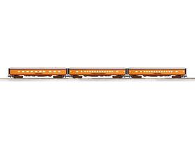 2427380 Lionel 023922062307 Milwaukee Road Hiawatha 18 Inch Aluminum 3-pack New