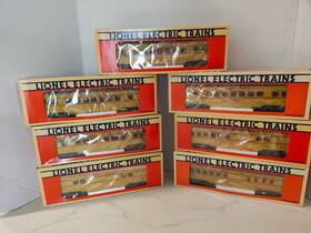 16068-16074 Lionel 023922160690 Union Pacific 7 Passenger Car Set As Is Found