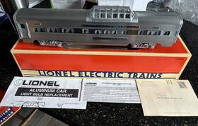 6-19124 Lionel 023922191243 Electric Train California Zephyr Silver Colt Vista Dome Car D&rgw