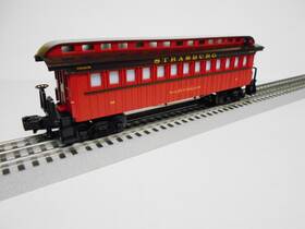 2023010 Lionel 023922352118 Walnut Hollow #65 Coach Car From Strasburg Railroad Set
