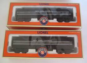 6-39089 Lionel 023922390899 Pair 2 O Scale Nyc Streamlined Coach Passenger Car Inch 2565