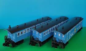 7217 Lionel 023922613516 B04 O Gauge Baltimore And Ohio Passenger Set 7215 7216 U.s. Mail Ln