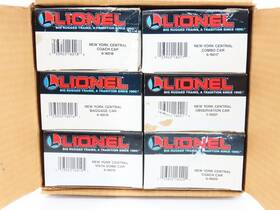1-6018-006 Lionel O Gauge 3-rail Set Of 6 Nyc New York Central Passenger Cars