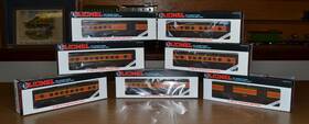 10642-47 Lionel Brand New Illinois Central 7 Passenger Train Set 16042 - 10647 And 10649