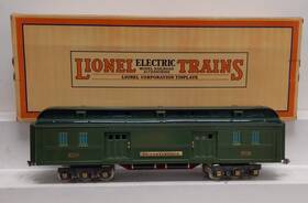 11-40010 Lionel 11-4001 Std Gauge Prr Baggage Car Tinplate Two Tone Green #410/box