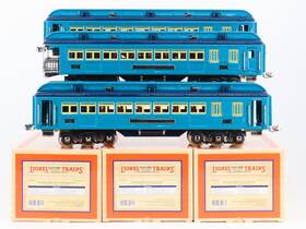 11-40040 Lionel Standard Gauge Lionel/mth Blue Comet Two-tone 3-car Passenger Set 11-40040 Lionel Standard Gauge Lionel/mth Blue Comet Two-tone 3-car Passenger Set