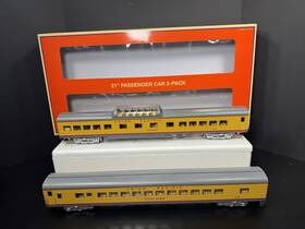 1927050 Lionel Union Pacific Up 21 Inch Excursion 2-car Expansion Set Lnib