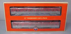 2027590 Lionel O Gauge Pennsylvania-golden State 21 Inch Passenger Car 2-pack Ln/box 2027590 Lionel O Gauge Pennsylvania-golden State 21 Inch Passenger Car 2-pack Ln/box