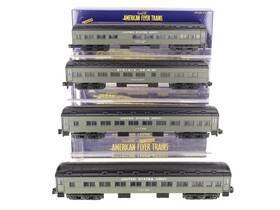 Lionel 2119320 S American Flyer Us Army Troop Train Pack Of 4 Ln/box