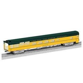 2127040 Lionel Chicago Northwestern Wi-fi Theater Track Inspection Passenger Car
