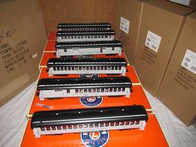 2227410 Lionel 2227400 Mow Cars 2227420 6 Car Maintenance Wood Passenger Set