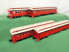 2227450 Lionel 2227440 New York Central And Hudson River 4 Car Set #2227440 O Scale Fnib