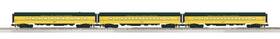 2427470 Lionel 2427460 Chicago Northwestern 18 Inch Aluminum Passenger Car 3 Pack New