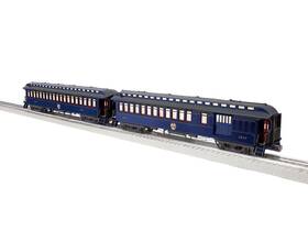 2427560 Lionel Royal Blue Wood Passenger 2 Pack B