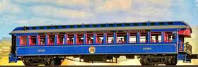 2427570 Lionel B&o Royal Blue Line O-scale Observation / Lounge 1890s Passenger Car New