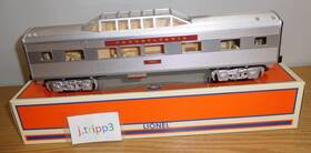 2427820 Lionel Pennsylvania Streamlined Vista Dome Car Passenger Train O Gauge