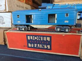 2615a Lionel O Scale Passenger 2615 Baggage Car Blue 2615a Lionel O Scale Passenger 2615 Baggage Car Blue