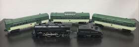 6-11780 Lionel Vintage Northern Pacific Passenger Set Engine Tender And 3 Car Rare