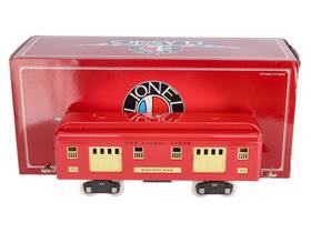 6-13400 Lionel Standard Gauge The Lines 323 Red Baggage Car Ln/box