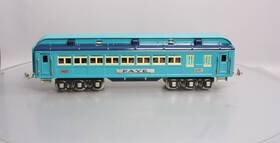 6-13409 Lionel Standard Gauge Faye Blue Comet Passenger Car Ex