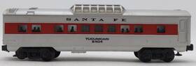 6-15110 Lionel O Gauge Santa Fe Tucumcari 2404 Vista Dome